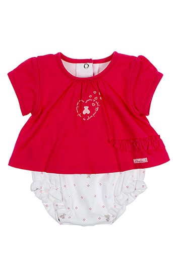 absorba combi et shorts fille de couleur blanc (photo) absorba combi et shorts fille de couleur blanc (photo)