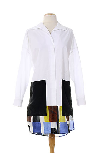 paul smith robes femme de couleur blanc