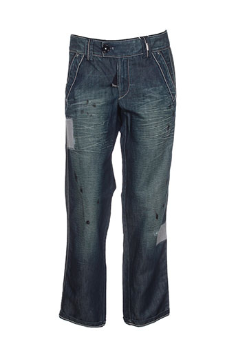 high jeans femme de couleur bleu