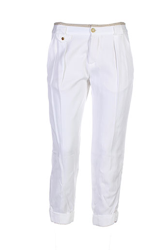 paul smith pantacourts homme de couleur blanc