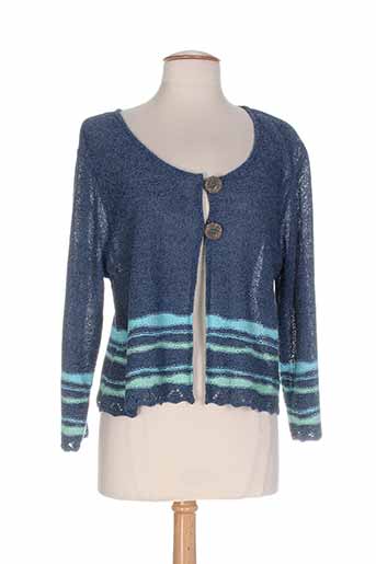 20 et 20 cardigans femme de couleur bleu (photo) 20 et 20 cardigans femme de couleur bleu (photo)