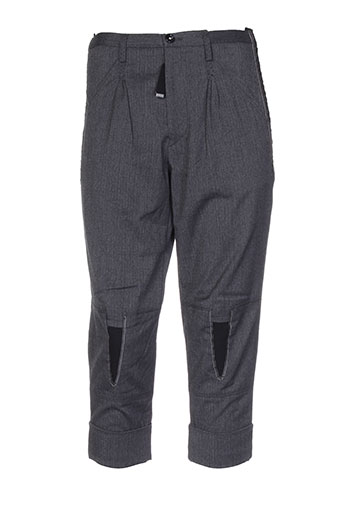 high pantacourts femme de couleur gris