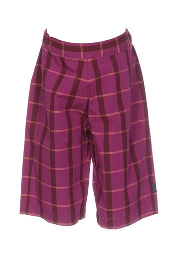 elle pantacourts fille de couleur violet