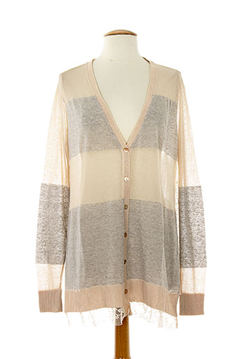 nana nucci gilets femme de couleur rose