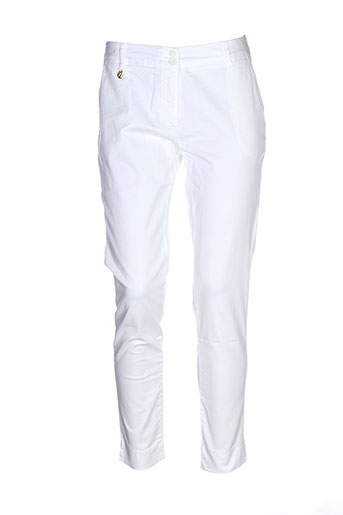 nana nucci pantalons femme de couleur blanc