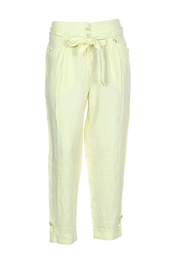 jocavi pantacourts femme de couleur jaune