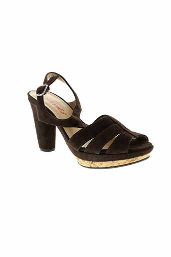 vidi studio chaussures femme de couleur marron