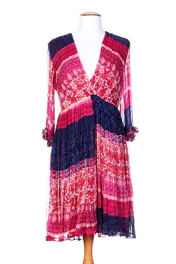 ambre babzoe robes femme de couleur rose