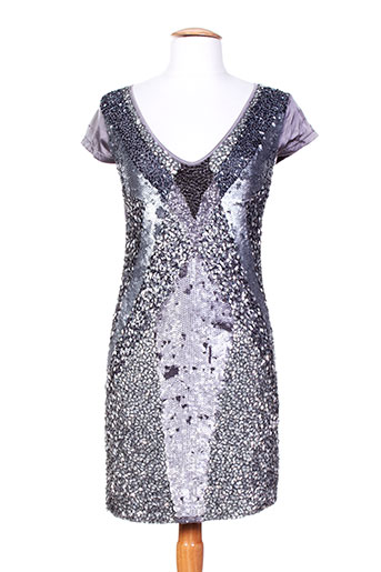 ambre babzoe robes femme de couleur gris