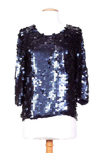 ambre babzoe t-shirts / tops femme de couleur bleu