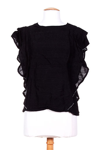ambre babzoe t-shirts / tops femme de couleur noir