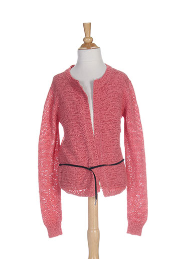 garcia gilets fille de couleur rose