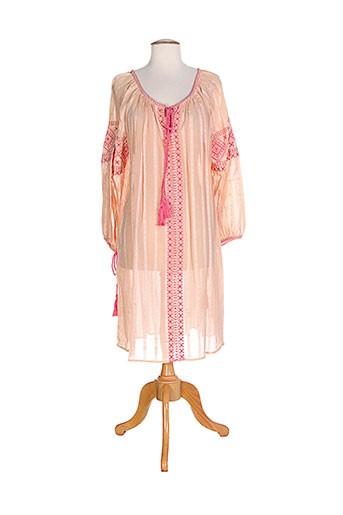 ambre babzoe robes femme de couleur rose