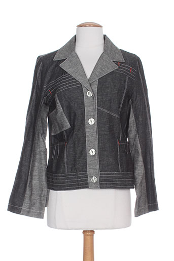 femmes je vous aime vestes femme de couleur gris