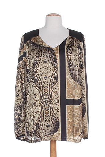 double jeu tuniques femme de couleur beige