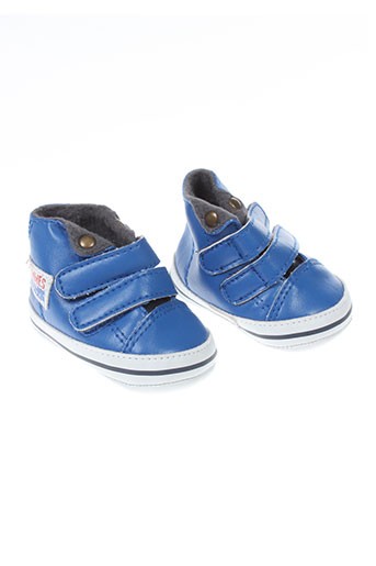 3 et pommes chaussons garcon de couleur bleu (photo) 3 et pommes chaussons garcon de couleur bleu (photo)