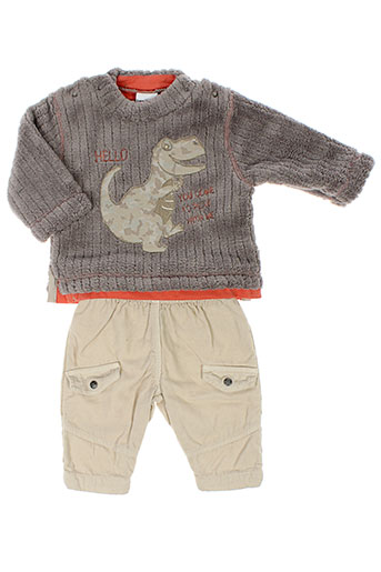 3 et pommes t et shirt et pantalon garcon de couleur beige (photo) 3 et pommes t et shirt et pantalon garcon de couleur beige (photo)