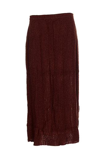 caty lesca jupes femme de couleur marron