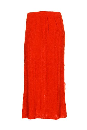 caty lesca jupes femme de couleur orange