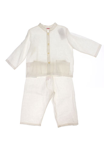 amelia ensemble garçon de couleur blanc