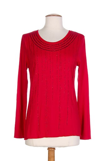 20/20 t-shirts femme de couleur rouge