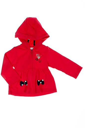 3 et pommes vestes fille de couleur rouge (photo) 3 et pommes vestes fille de couleur rouge (photo)