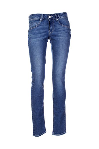 teddy smith jeans fille de couleur bleu