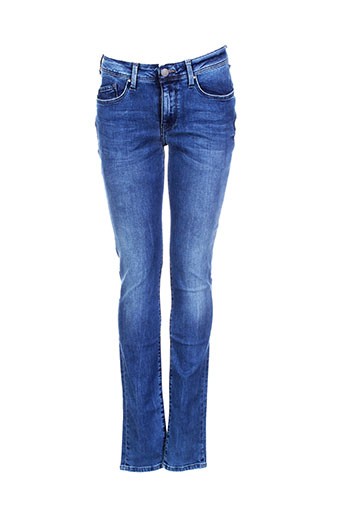 teddy smith jeans fille de couleur bleu