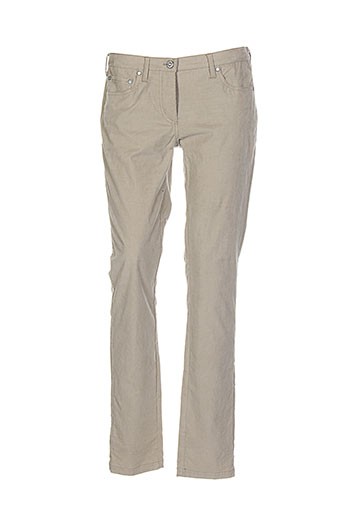 daniel hechter pantalons femme de couleur beige