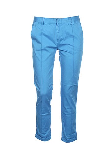 charlie joe pantalons femme de couleur bleu