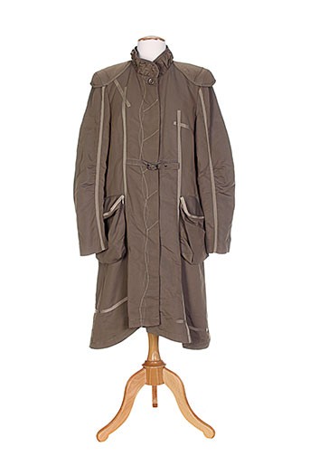 o.k.s manteaux femme de couleur marron