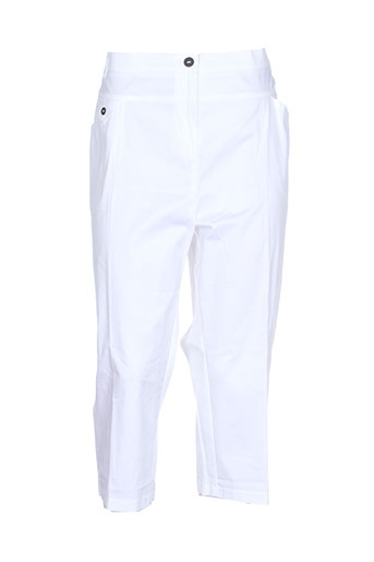 telmail pantacourts femme de couleur blanc