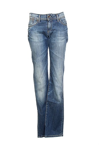 teddy smith jeans fille de couleur bleu