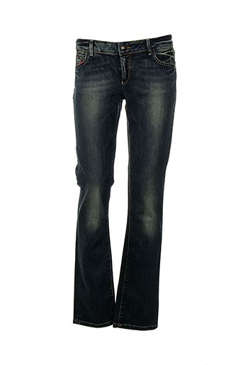 guess jeans femme de couleur bleu