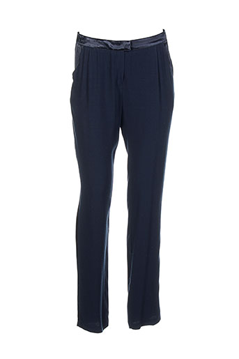 la petite francaise pantalons femme de couleur bleu