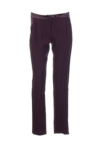 la petite francaise pantalons femme de couleur violet