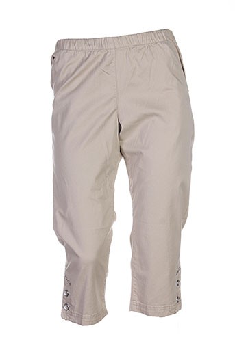 brandtex pantacourts femme de couleur beige