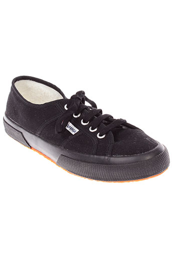 superga chaussures femme de couleur noir