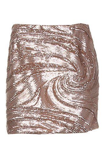 morgan jupes femme de couleur beige