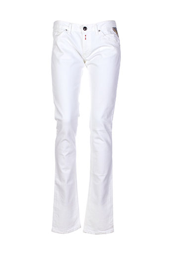 replay jeans femme de couleur blanc
