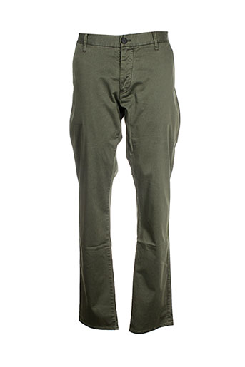 armani pantalons homme de couleur vert
