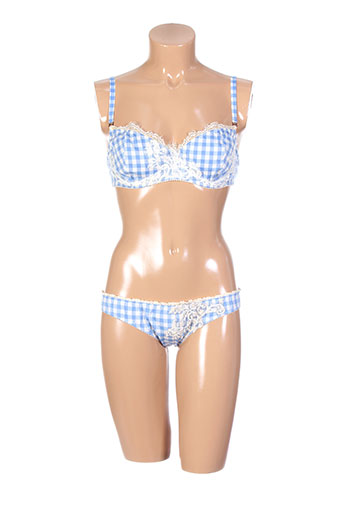 ermanno scervino lingerie femme de couleur bleu