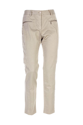 villaret pantalons femme de couleur vert