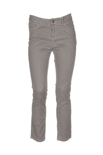 gerard darel pantalons femme de couleur gris