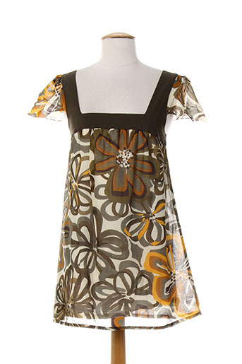 marella chemises femme de couleur marron