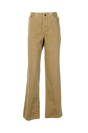 gerard darel pantalons femme de couleur beige