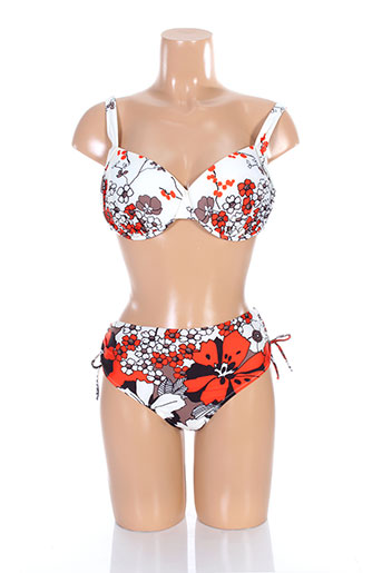 amarea 2 et pieces femme de couleur orange (photo) amarea 2 et pieces femme de couleur orange (photo)