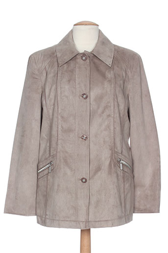 white label vestes femme de couleur gris