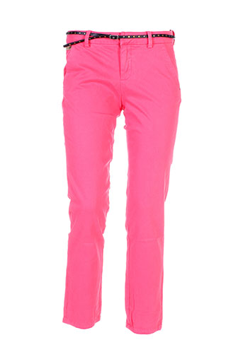 guess pantalons femme de couleur rose