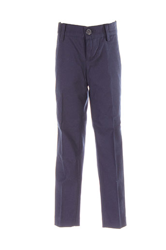benetton pantalons garçon de couleur bleu